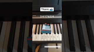 Titanic Piano Tutorial Notes shots piano titanic [upl. by Ecnatsnok]