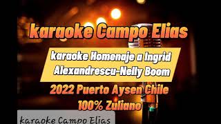 karaoke Gaitas Ingrid Alexandrescu Nelly Boom [upl. by Baum]