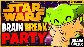 Star Wars Brain Break Party  Freeze Dance  Just Dance [upl. by Maurilla]