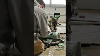 Cutting Carpet Pad for Stairs diy diyprojects carpetinstallation stairs [upl. by Philip]