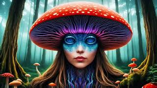 Psytrance  Mushroom Trip  Trippy Animation 🍄 Psychedelic Trance mix 2024 AI Graphic Visuals [upl. by Ashlan]