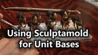 Join Me at the Bench  Using Sculptamold for Unit Bases [upl. by Giarc]