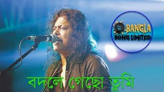 বদলে গেছো তুমি বদলে গেছে মন নেই তুমি আগের মতন  Lyric By Nogor Baul James  Bangla Song limited [upl. by Noxin]