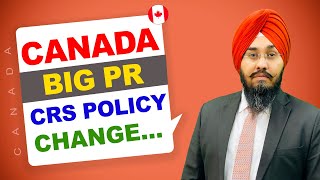 CANADA BIG PR CRS POLICY CHANGE…  STUDY VISA UPDATES 2024  USA CANADA UK [upl. by Esyli]