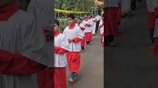 Corpus Christi public Eucharistic Procession Agrar Bantwal  ಕೊಂಪ್ರಿಚೊ ಪುರ್ಶಾಂವ್ [upl. by Yezdnil]