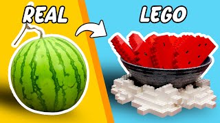 LEGO Watermelon vs REAL LIFE [upl. by Swayder]