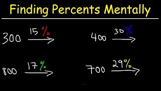 How To Find a Percent of a Number  Without a Calculator [upl. by Egarton]