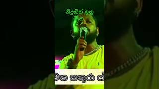 නිදුකින් ඉනු මැන 😭followers music srilankanmusic dimankawellalage [upl. by Arretal]