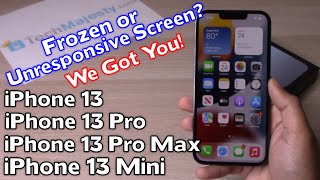 How to Fix Frozen or Unresponsive Screen iPhone 13 iPhone 13 Pro iPhone 13 Pro MaxiPhone 13 Mini [upl. by Fritz]