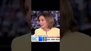 Nancy Pelosi Begrudgingly Cheers on Joe Biden at Democrat National Convention in Chicago [upl. by Ellevehc412]