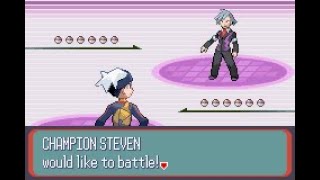 Pokemon Inclement Emerald  Vs Steven [upl. by Haela]