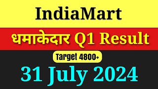 IndiaMart Share Latest News Today IndiaMart Share News Today IndiaMart Share Q1 Result indiamart [upl. by Gazo]