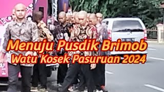 Pemberangkatan Casis Bintara Brimob 2024 menuju pusdik Brimob Watukosek Pasuruan Jawa timur 2024 [upl. by Brendan]