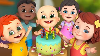 Happy Birthday Song  Party Song  Birthday Wishes  Nursery Rhymes Collection from Jugnu Kids [upl. by Feola956]