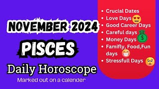 Pisces November Monthly Horoscope 2024 [upl. by Ileray]