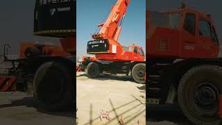 Mobile Crane abu dhabi yes island shorts dubai Fibrex company [upl. by Atiuqcir]