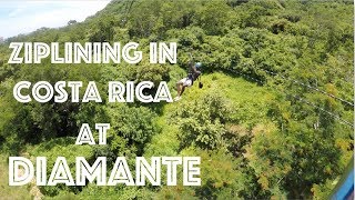 Best Zipline in Costa Rica at Diamante Eco Adventure Park [upl. by Lilac]