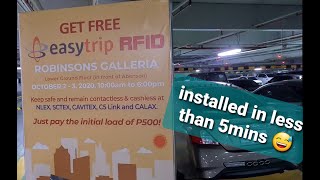 Easytrip RFID Installation  VERY FAST but [upl. by Landa416]