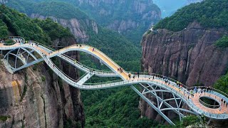 15 MOST IMPRESSIVE Bridges in the World [upl. by Arihs]