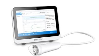 UBREATH BA200 Breath Analyzer Intro in Chinese FeNO FeCO Fractional exhaled nitric oxide [upl. by Stodder]