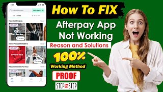 How to fix  Afterpay App not working  NEW UPDATED METHOD [upl. by Sammie]