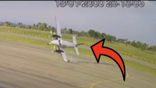 Security Camera Catches Aircraft and More [upl. by Genisia93]