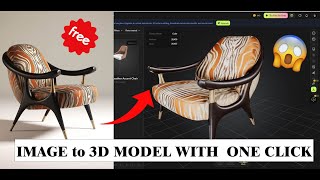 Turn 2D Images into 3D Model with Meshy Free AI Tools for 3D3dmaxVray [upl. by Gnem475]