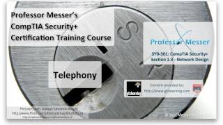 Telephony Overview  CompTIA Security SY0301 13 [upl. by Cello]