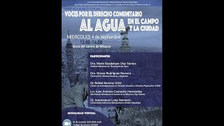 CSH Voces por el derecho comunitario al agua en el campo y la ciudad [upl. by Mitzl]