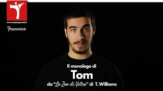 Il Monologo di Tom da quotLo Zoo di Vetroquot di Tennessee Williams [upl. by Shear]