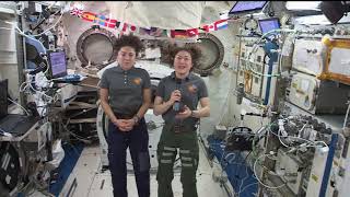 Expedition 61 Crew News Conference with Jessica Meir and Christina Koch  October 21 2019 [upl. by Nivrem559]