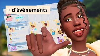 De nouveaux événements à ajouter à vos calendrier  📆 Spécial été 🌊🏖️ SIMS4 [upl. by Rosenfeld]