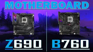 B760 vs Z690  Intel Motherboard  PC GAMES BENCHMARK TEST [upl. by Maril]