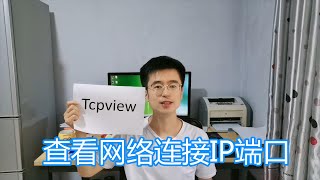 tcpview软件教程，实时刷新查看本机网络连接，进程IP端口协议 [upl. by Remas205]