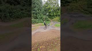 Manual Practising at Bampton Pump Track like subscribe follow mtb pumptrack devon hardtail [upl. by Fanchet519]