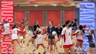 High School Varsity Volleyball Monument Valley Lady Mustangs vs Piedra Vista Lady Panthers [upl. by Joana]