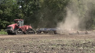 CASE QUADTRAC 620 mit ein KÖCKERLING VARIO Grubber amp eine BRIX Walze  SOUND  4K [upl. by Launcelot]