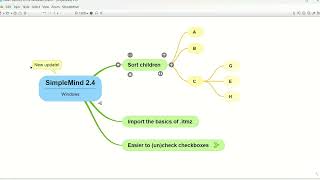 New features in the 24 SimpleMind for Windows update [upl. by Nadbus262]