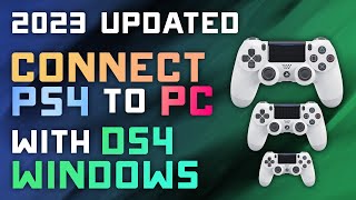 How to Use a PS4 Controller on PC w DS4 Windows  Updated 2023 GuideWalkthrough [upl. by Namielus]