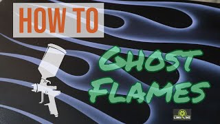 How to Airbrush Paint Ghost Flames on your Motorcycle Car or Hot Rod [upl. by Rhynd66]