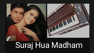 Suraj Hua Madham Song  Harmonium cover  Harmonium mobile par kese bajaye GN Harmonium music [upl. by Medorra55]