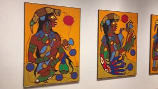 Man Changing Into a Thunderbird Norval Morrisseau masterpieces [upl. by Eusoj]