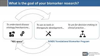 NINDS Biomarker Webinar [upl. by Drahsir]