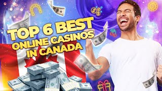 TOP 6 ONLINE CASINOS IN CANADA 2024 ❤️ real money online casino canada [upl. by Naraa]