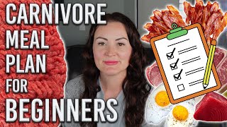 Carnivore Meal Plan For Beginners [upl. by Aseyt]