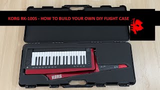 KORG RK100S 2 Keytar  How To Build Your Own DIY Flight Case Negrini 1690ISY korgrk100s2 [upl. by Amersham]