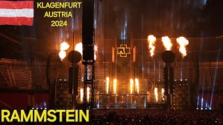 RAMMSTEIN  KLAGENFURT  AUSTRIA  17072024  WÕRTHERSEE STADION FULL CONCERT [upl. by Eilitan]