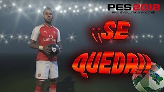 DEBUT DE AUBAMEYANG¡¡Y HAT TRICK  MYCLUB PES 2018  DannyAnakin [upl. by Erlewine]