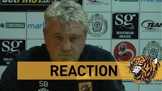 KSC Lokeren OV v Hull City  Reaction With Steve Bruce [upl. by Phionna]