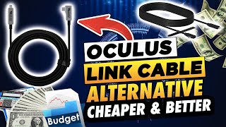 The CHEAPER And BETTER Oculus Link Cable Alternative  VR Cover Premium USBC Cable For Quest 2 [upl. by Tamiko]